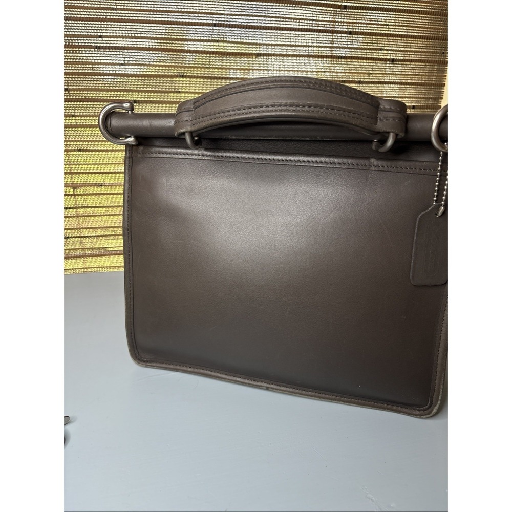 Vintage Coach Willis 9927 gray leather Crossbody Costa Rica soft hang Tag (S7) - Picture 6 of 16